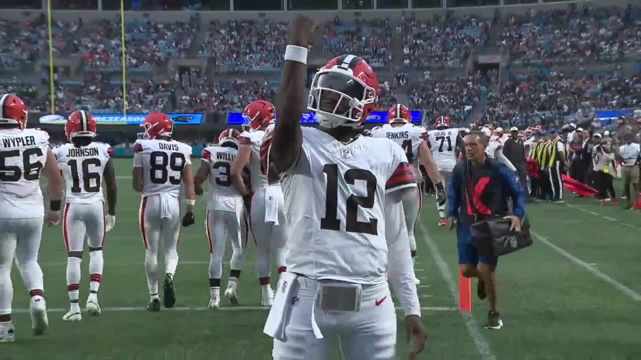 VIDEO: Browns rookie QB Shedeur Sanders throws 1st NFL touchdown in preseason game