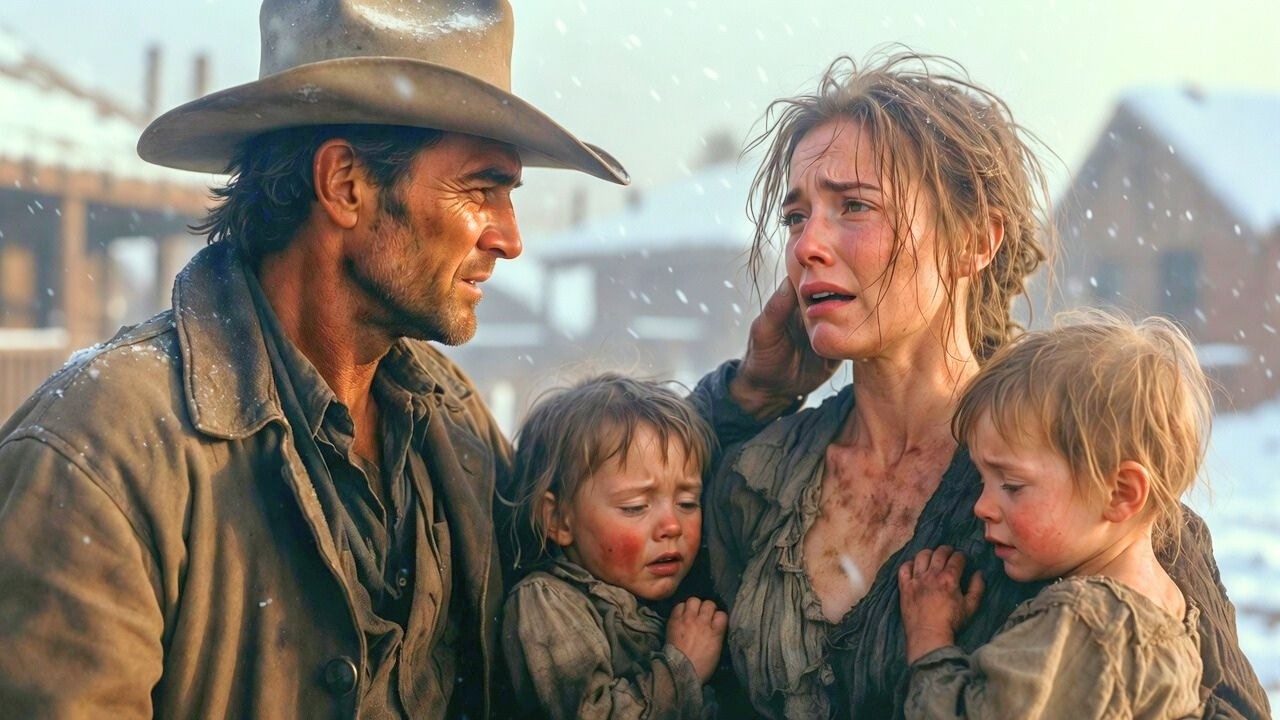 “Please Don’t Turn Us Away” The Starving Widow Begged — The Cowboy’s Next Move Shocked Her