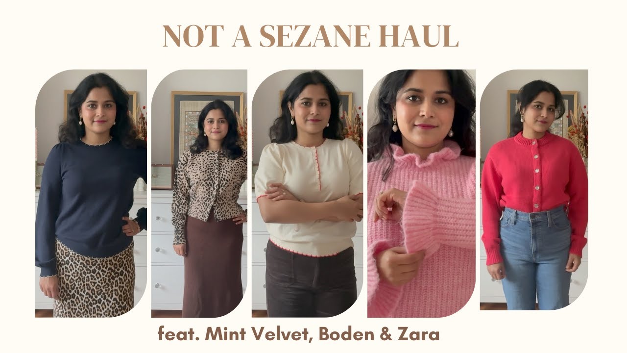 Not a Sezane Try On Haul feat. Mint Velvet, Boden Knitwear & Zara Basics