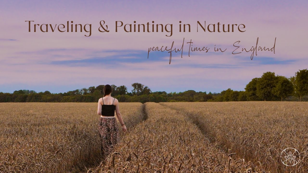 Painting Outside The Comfort of My Studio | English Countryside Vlog