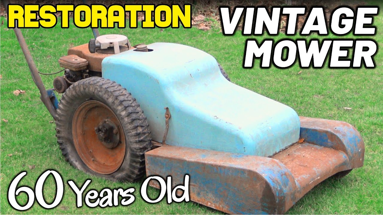 RARE 60 YEAR OLD MOWER RESTORATION