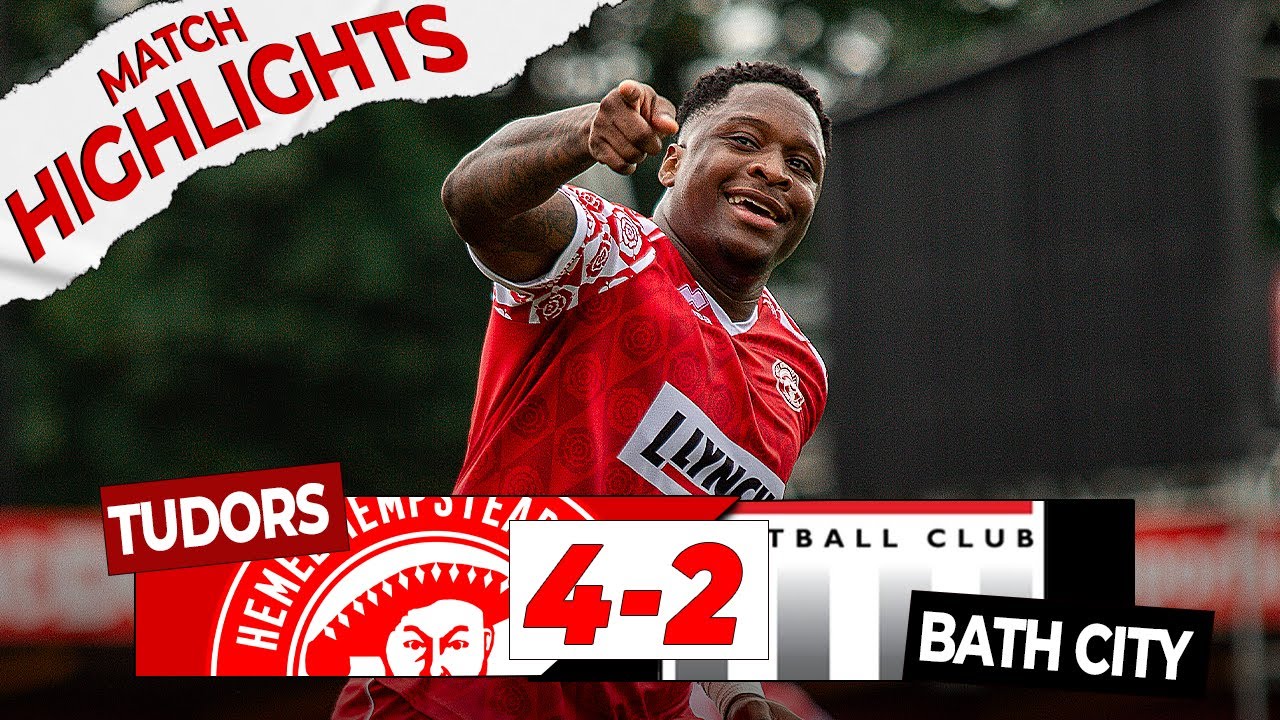 MULTI-CAM HIGHLIGHTS | Hemel Hempstead Town 4-2 Bath City | National League South