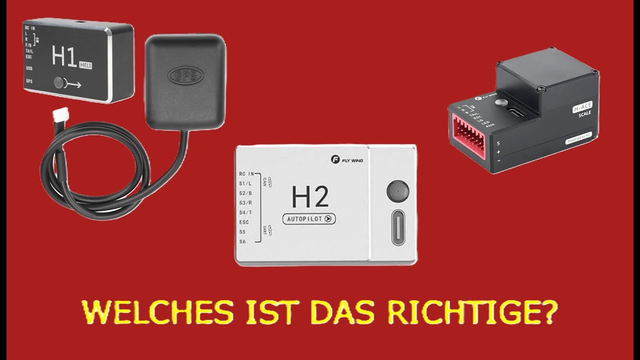 FlyWing RC GPS Module - Unterschied und Anwendung in den Hubschrauber