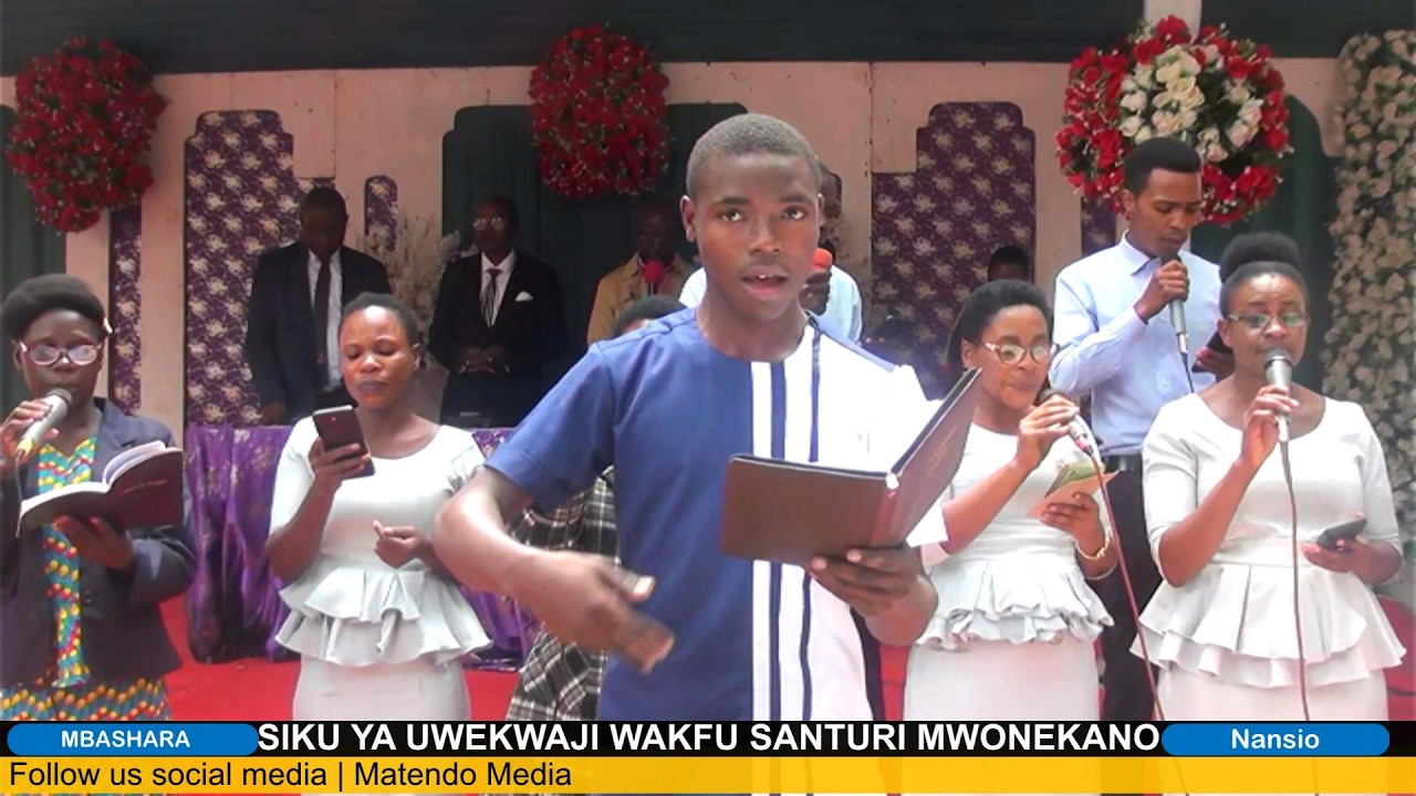 🔴 LIVE:SIKU YA UWEKWAJI WAKFU SANTURI MWONEKANO UINJILIST CHOIR NANSIO