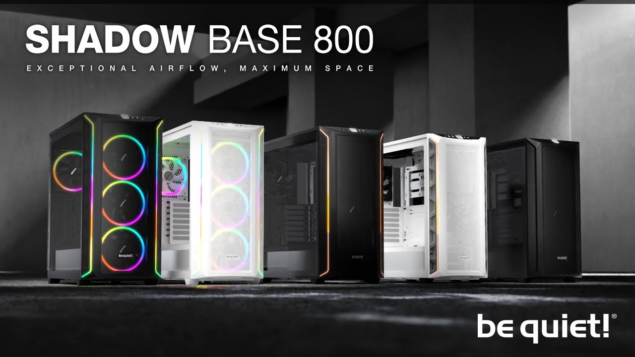 Shadow Base 800 | Exceptional airflow, maximum space | be quiet!