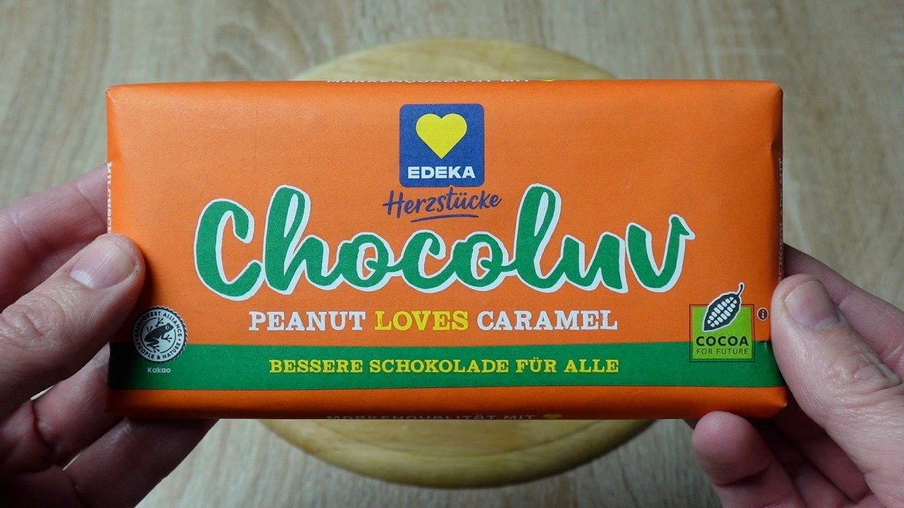Edeka Herzstücke Chocoluv Peanut Loves Caramel Schokolade 🍫 Wie schmeckt sie ?