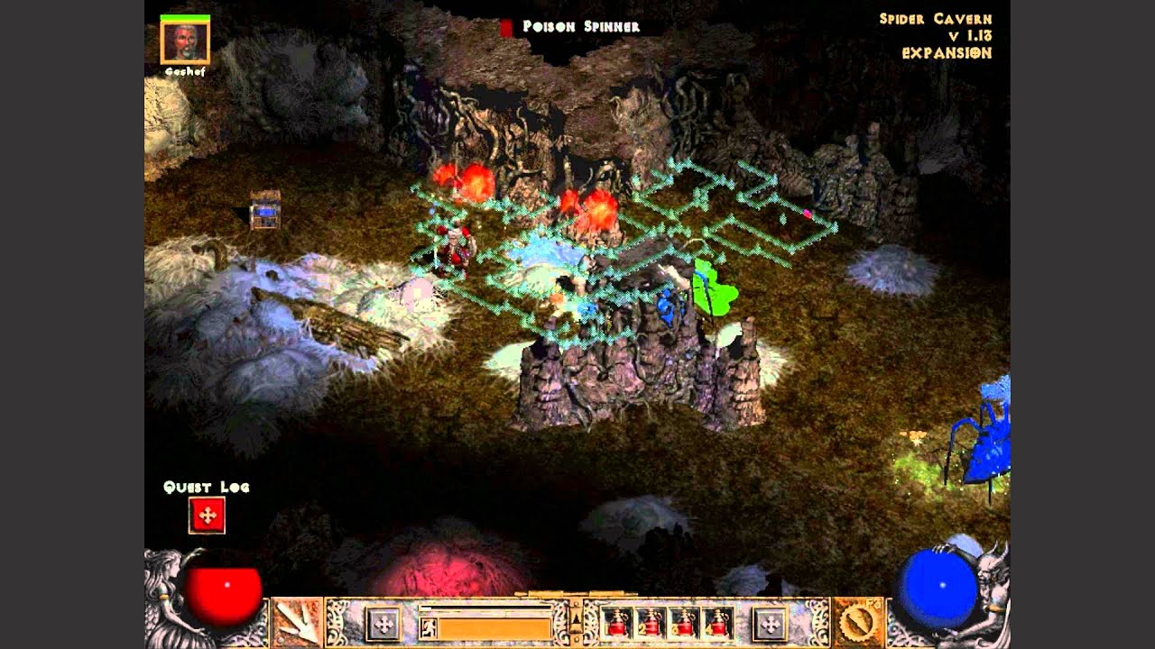 Let's Play - Diablo 2 - LOD - Episode 50 - Spider Cavern - Khalim's Eye