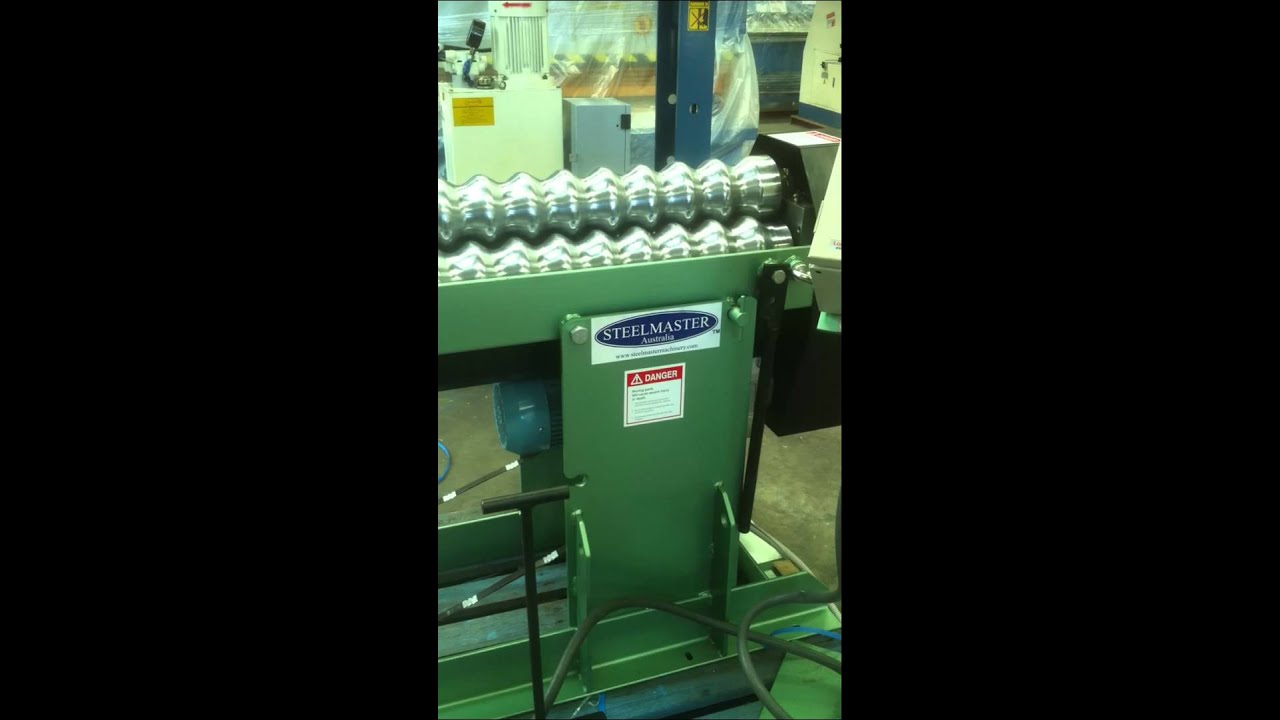 Steelmaster Corrigated Curving Rolls, Model: SM-Quicktank - Vertical & Horizontal Operation.