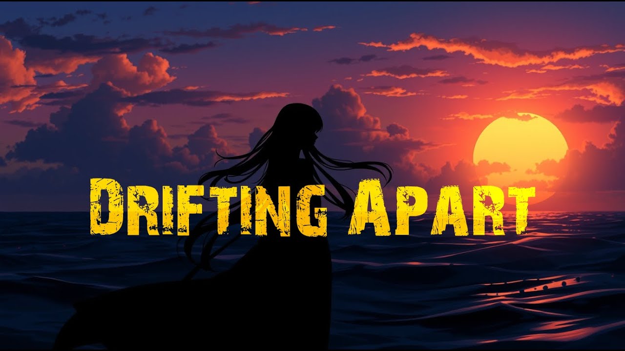 Drifting Apart - Official Lyric Video | Emotional English Song (Heartfelt & Deep Music)