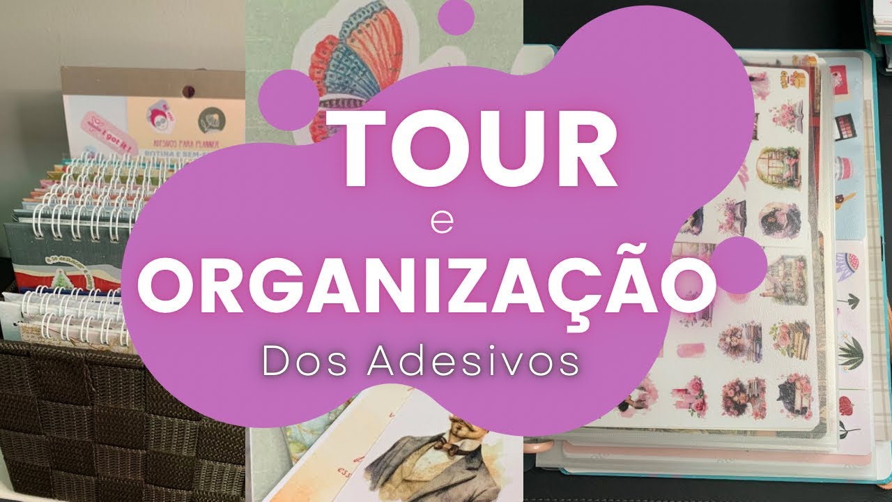 Como organizo meus Adesivos de uma maneira prática e de fácil acesso