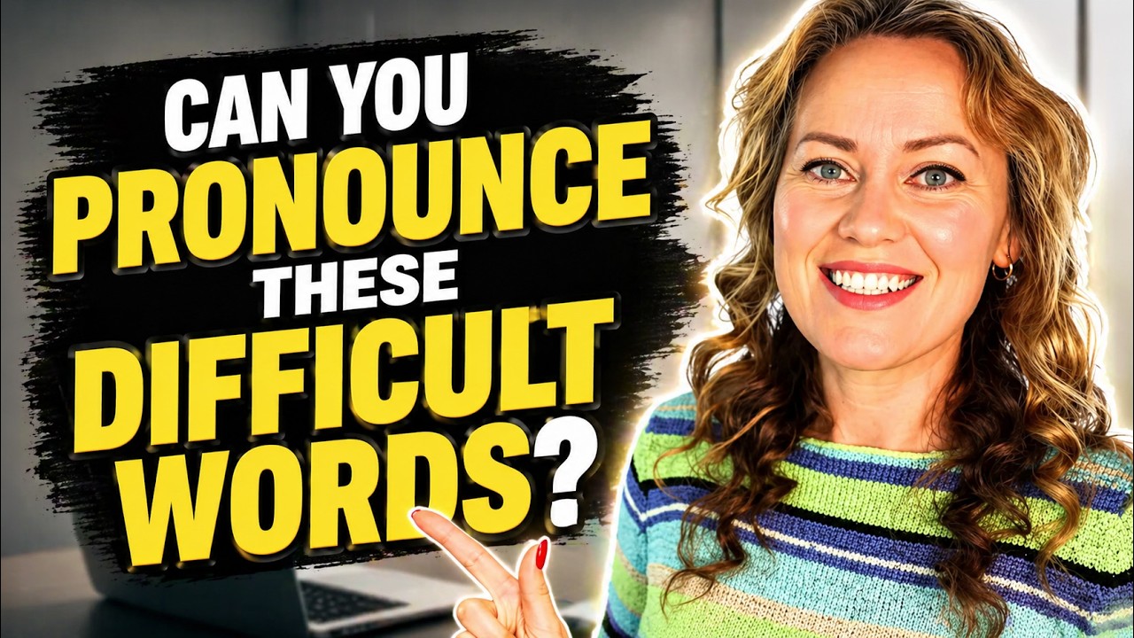 English Words You Might Be Mispronouncing! Master Class