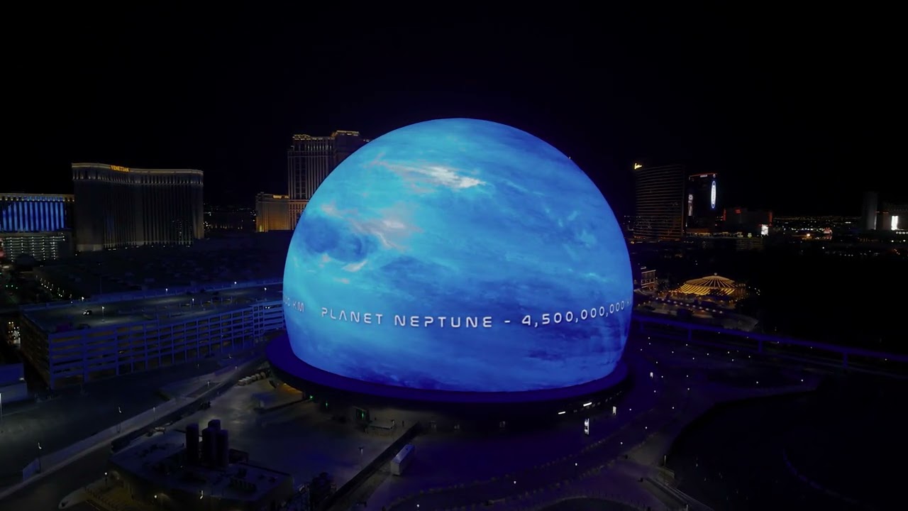 Planet Parade on Sphere | 2025 Planetary Alignment