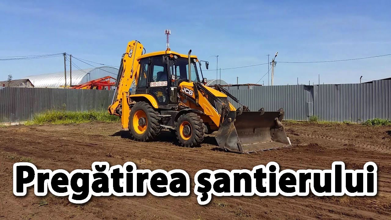 Pregatirea santierului inainte de constructia casei