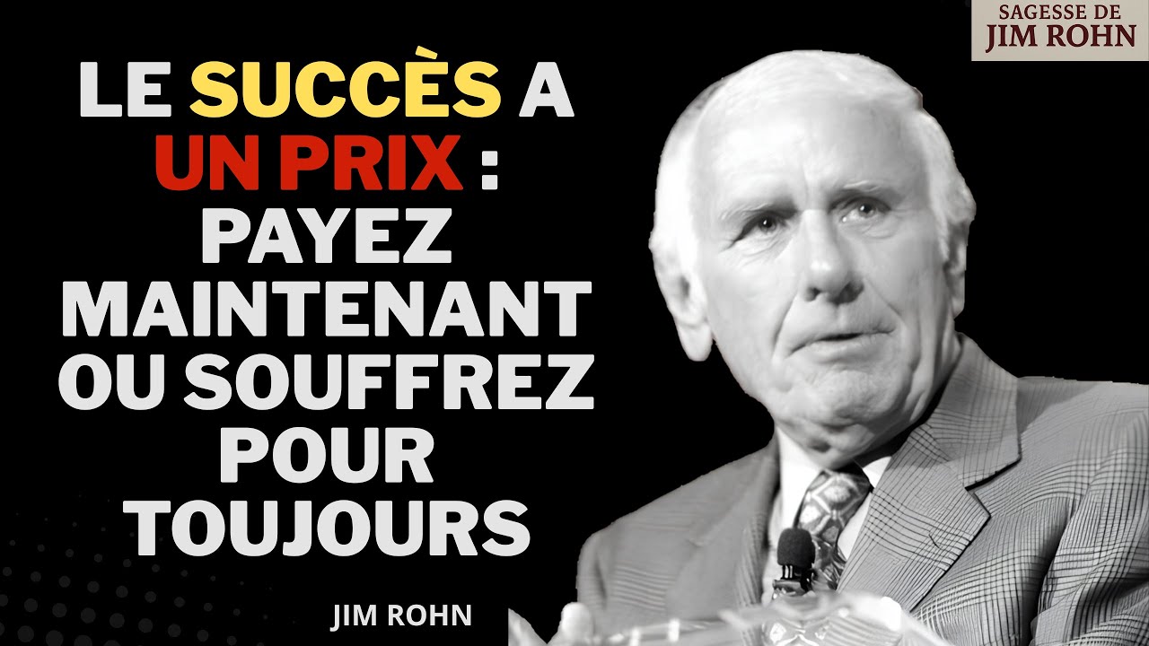 La Vérité Brutale du Succès :Tu Paieras Maintenant ou Tu Paieras Pour la Vie ! | Jim Rohn Motivation