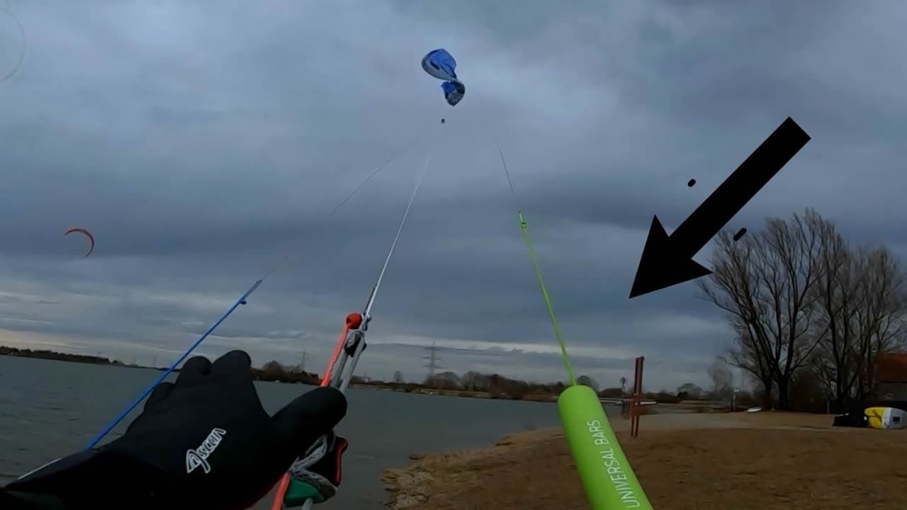 Flysurfer Peak5 8qm 1st foil test