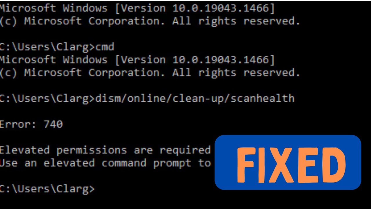 How To Fix Command Prompt Error 740 On Windows 11