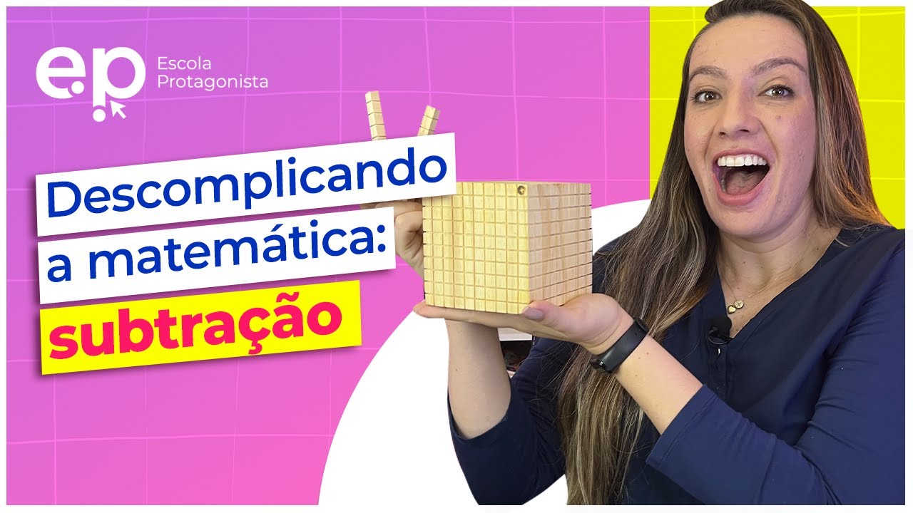 Como ensinar subtração com material concreto.