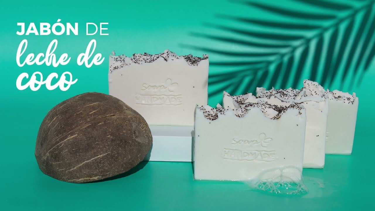 Receta de jabon de Leche de Coco