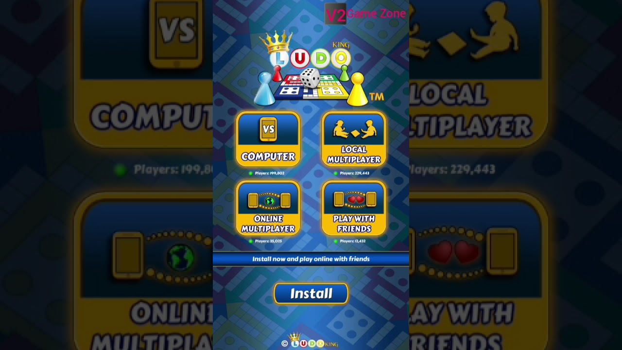 How to play ludo king  vs computer?कम्प्यूटर के साथ लूडो किँग कैसे खेले?