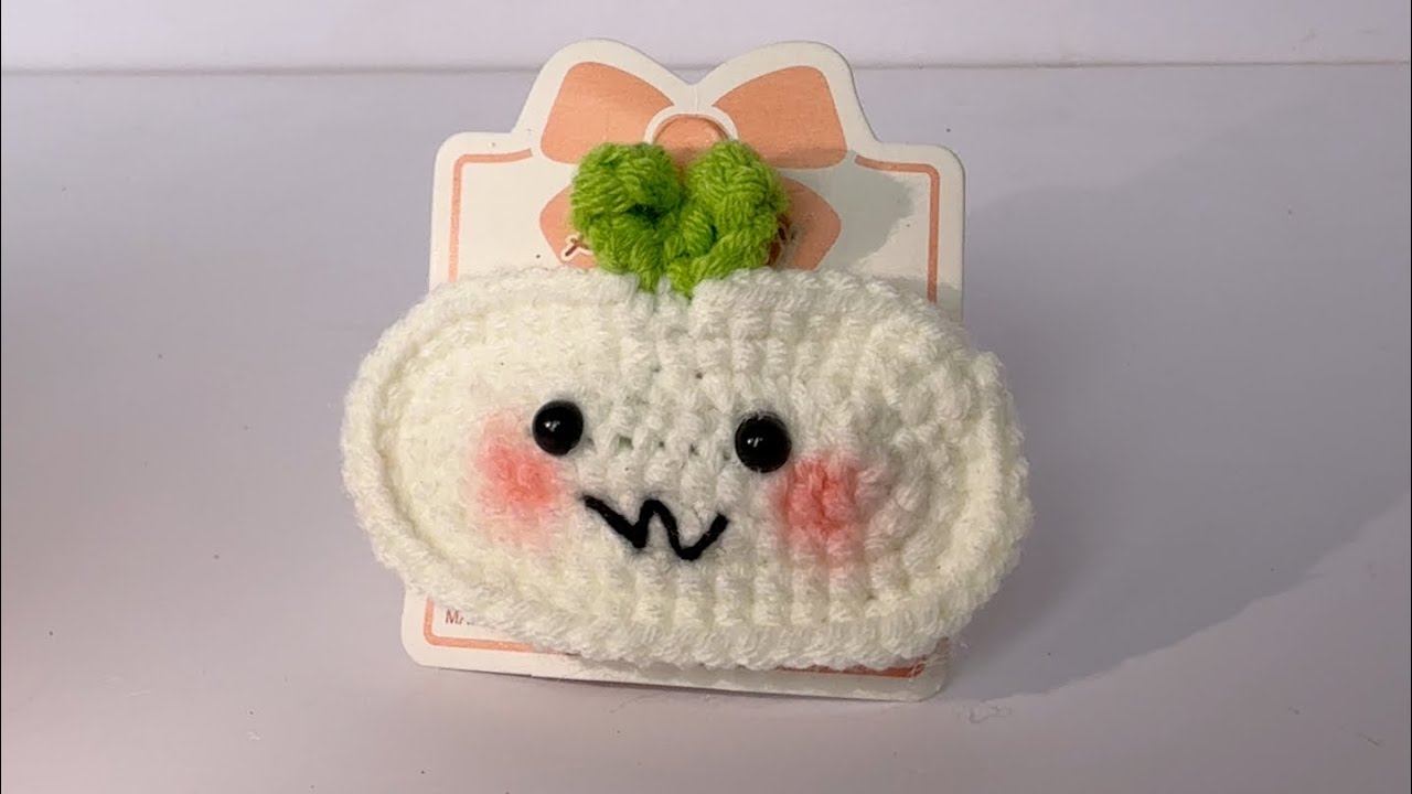 hướng dẫn móc kẹp củ hành tây bằng len/Instructions for crocheting an onion clip with wool