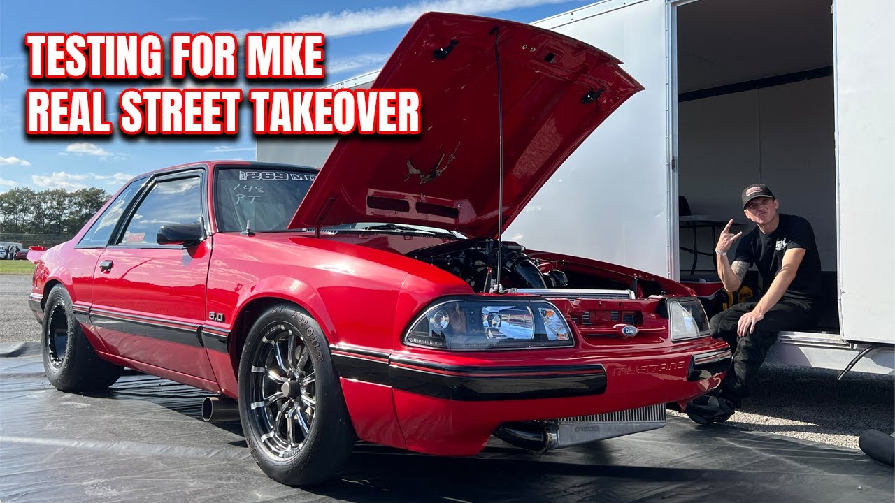 Testing for MKE Real Street Takeover - This 94mm Turbo LS FoxBody Mustang Is Ready to Set a New PB!!