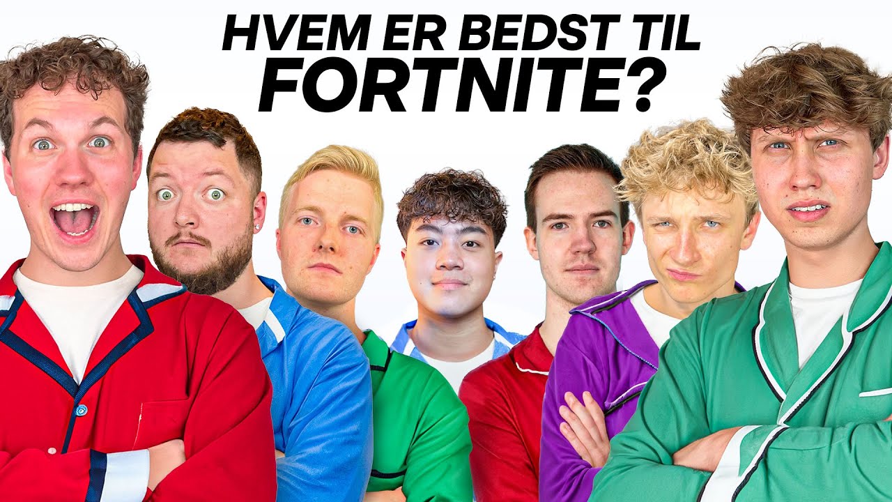 7 store YouTubere - men kun én vinder i Fortnite!