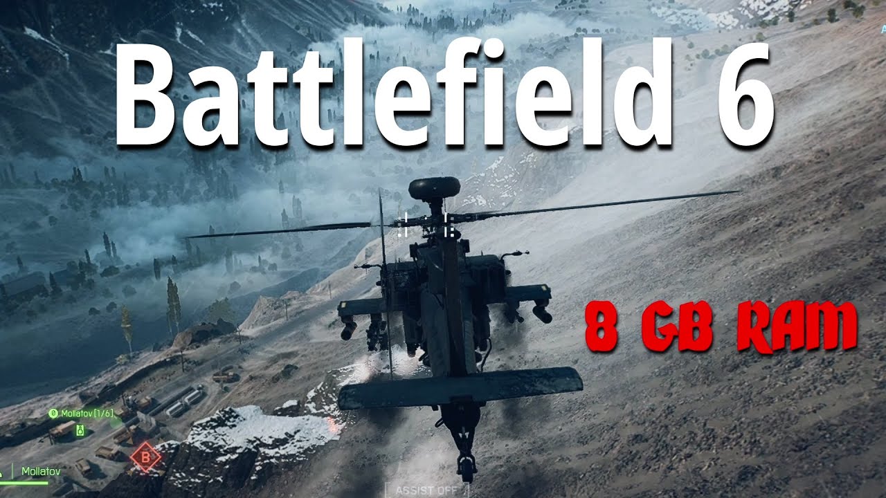 Playing Battlefield 6 with 8 gb ram!
