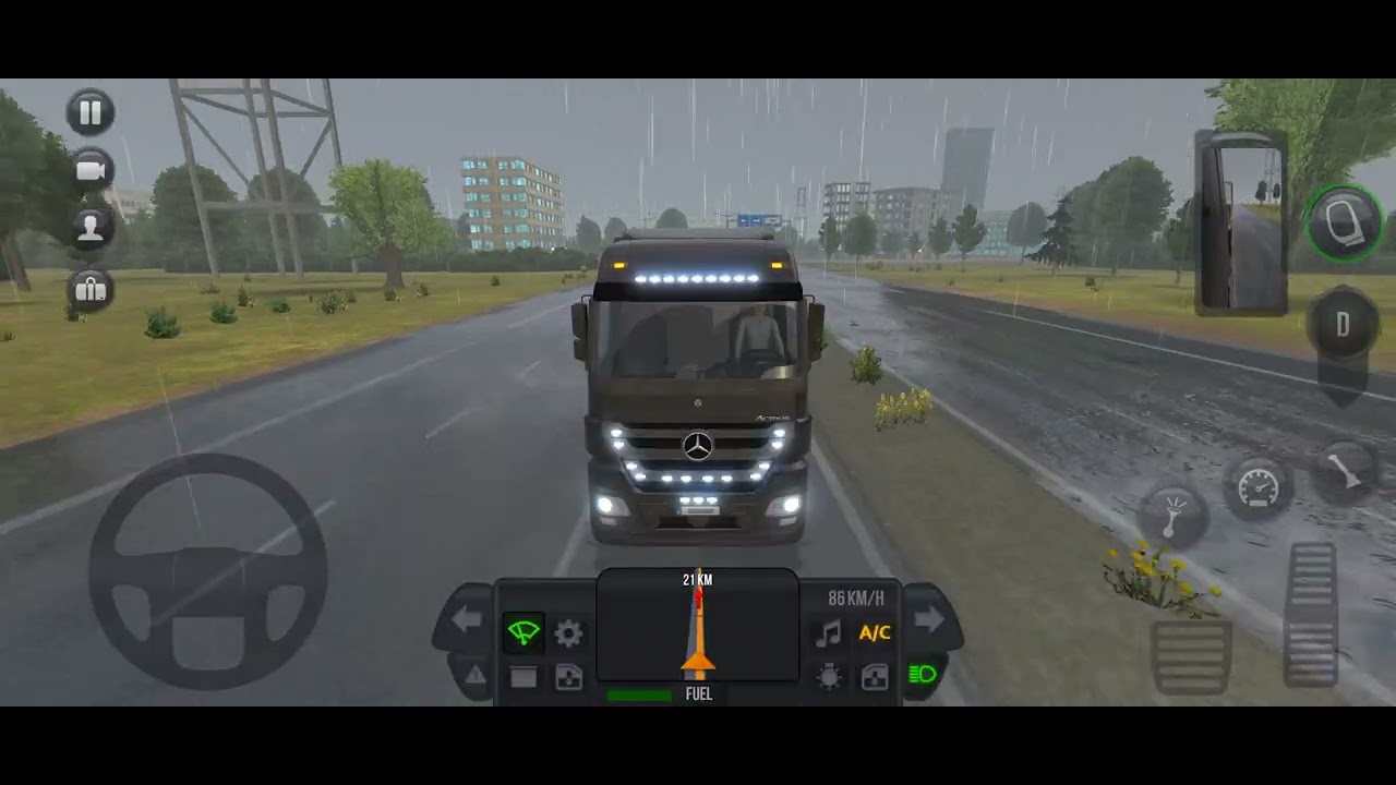 Truck Simulator Game play as Truck Driver #day23 New Truck 🚒