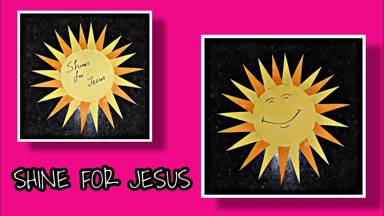 shine for Jesus | sunday school ACTIVITY | kids crafts