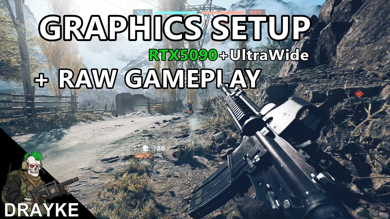 BF6 Auto config graphics then my NVC tweaks Raw gameplay RTX5090 + Ultrawide | 