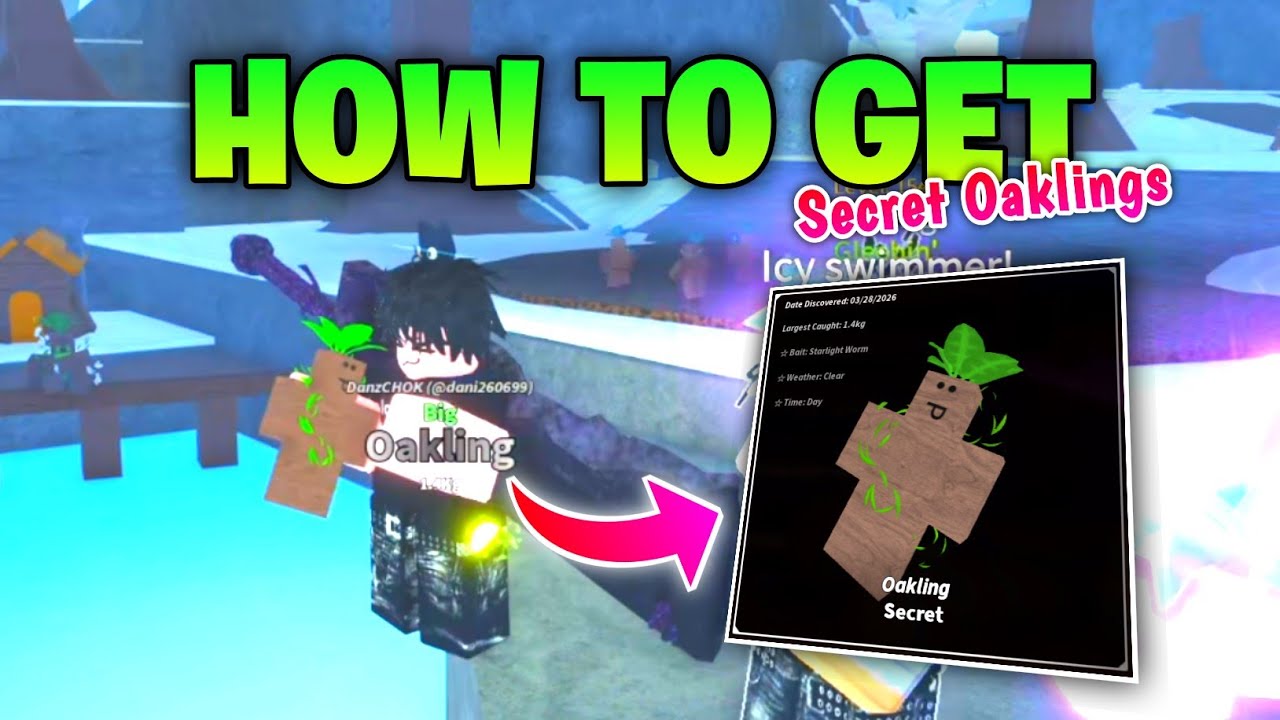 How to get Secret Oaklings in FISCH - Everturn Forest Update