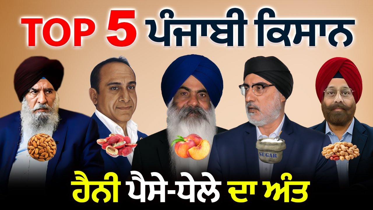 Real Time Billionaires 💰 Top 5 Panjabi Farmers 👌 Farming Entrepreneur