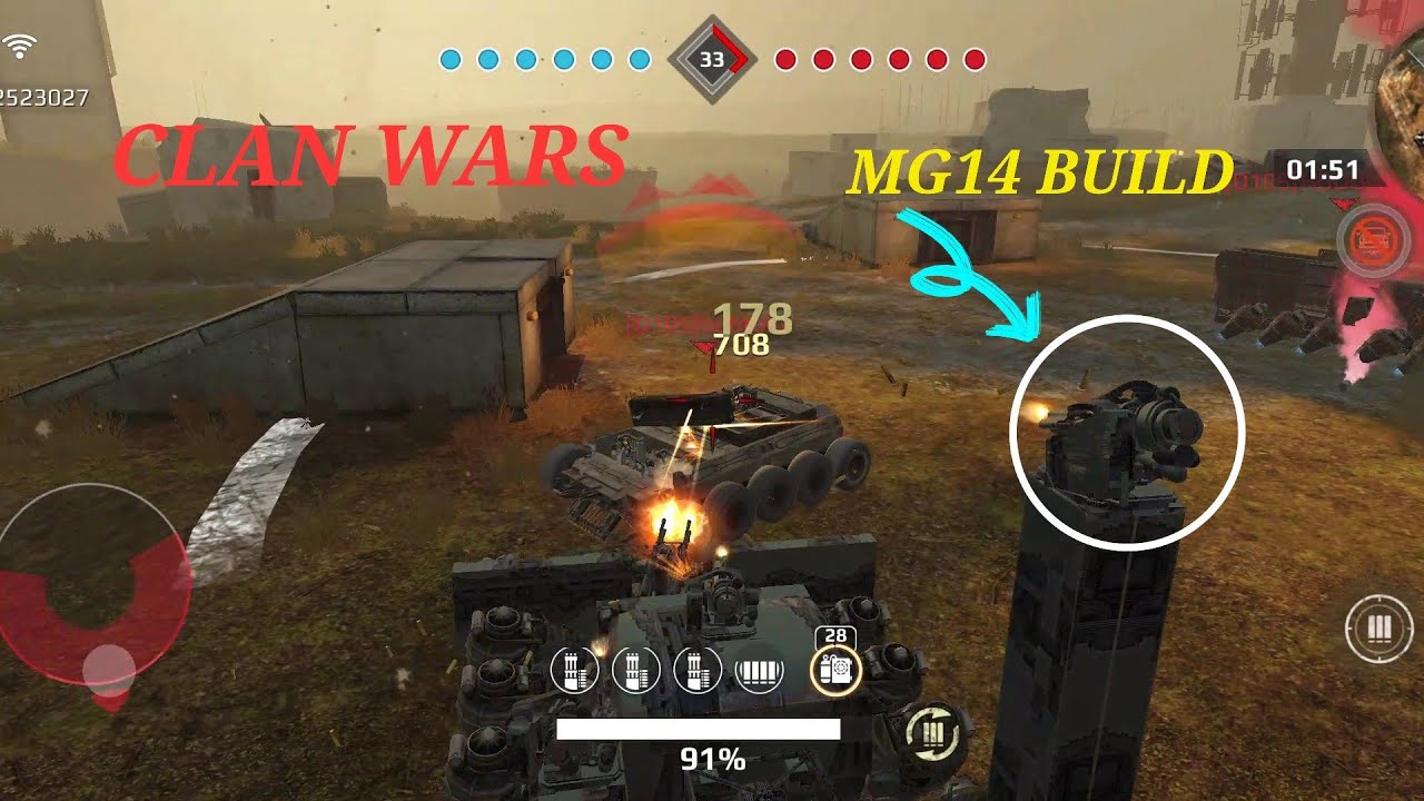 Spray And Pray With These MG14's - CLAN WARS LMAO - Crossout Mobile