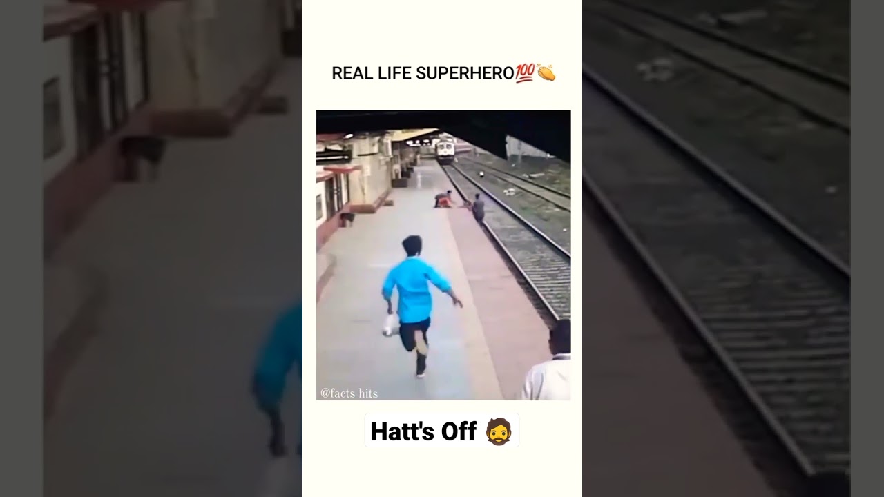 Blind Women Son fall on Railway Track Got Saved by Real Life Hero Mayur Shelke