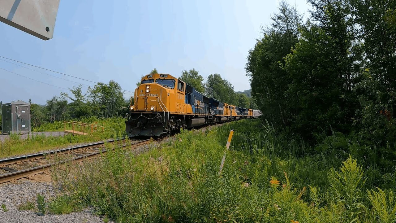 Ontario Northland train 214 approaching North Bay!