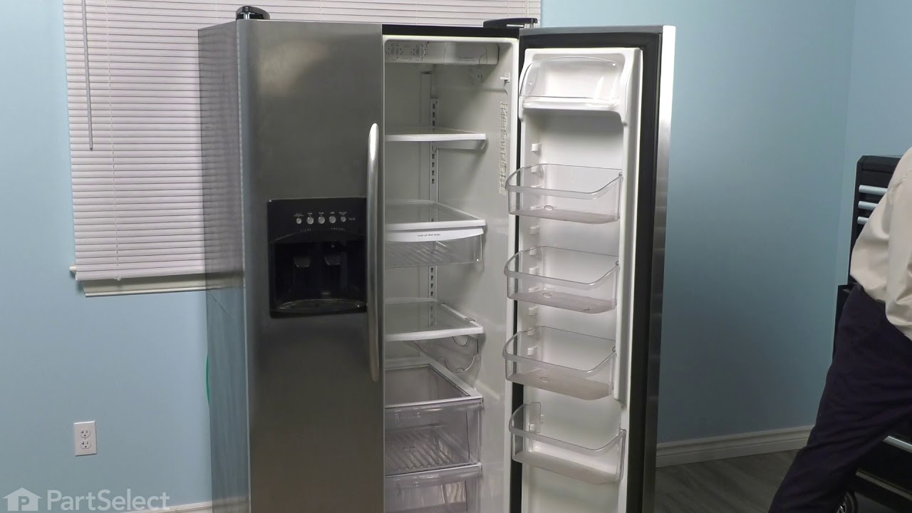 Ремонт холодильника Frigidaire — как заменить полку (Frigidaire № 240350613)