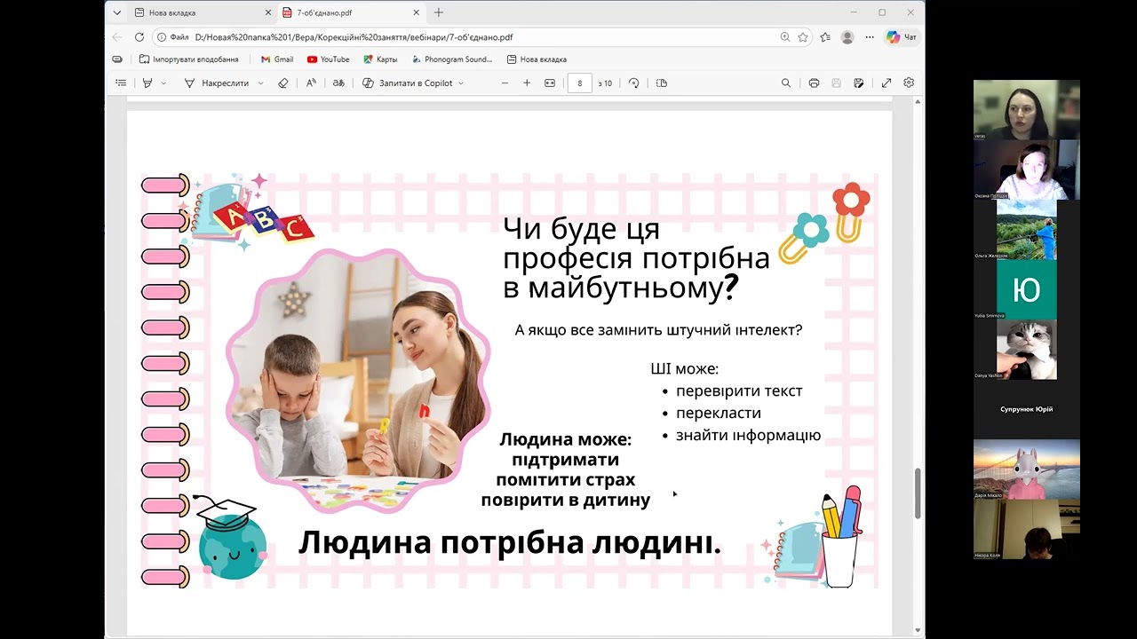 Корекційна педагогіка. Особливості роботи
