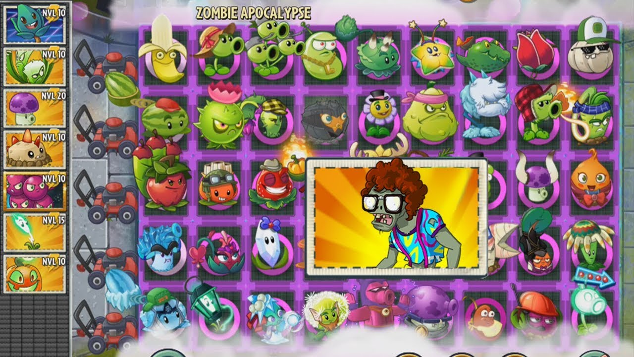 Plants vs Zombies 2: 1000 Zombies Arcade vs Todas las Plantas