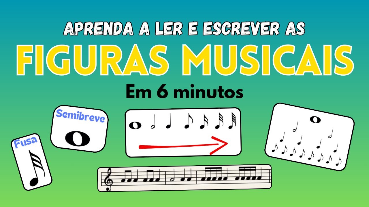 Partitura para Iniciantes - Entenda Figuras Musicais de forma fácil e eficiente