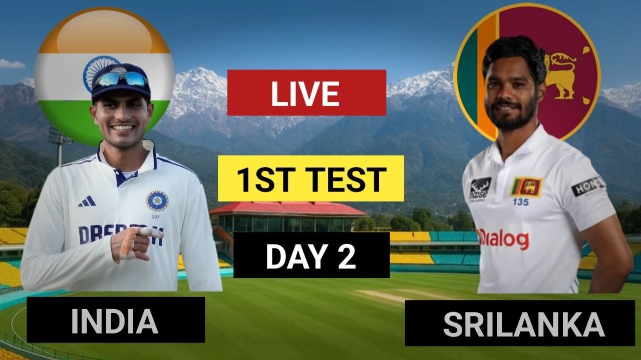 IND vs SL 1st Test LIVE: Padikkal's Masterclass 167 runs Puts India in Command at Galle! 🇮🇳🔥
