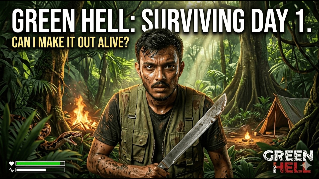 ОТПРАВЛЯЙТЕСЬ В ПРИКЛЮЧЕНИЕ В ДЖУНГЛИ АМАЗОНКИ | ГЕЙМПЛЕЙ GREEN HELL #1 #greenhell #jungle #HDGAM...