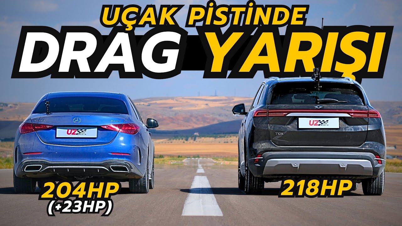 DRAG YARIŞI: TOGG T10X vs Mercedes C200 4MATIC