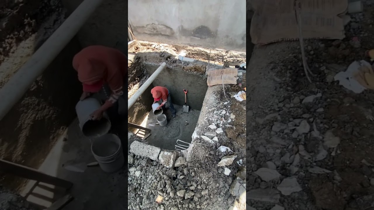 Cisterna / Proceso #cisterna #excavacion #obra #alba&ntilde;iles #arquitectura #architecture #construccion