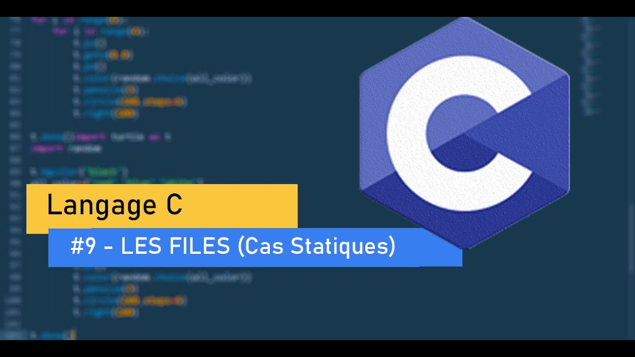 Langage C : - #9 - LES FILES AVEC LES TABLEAUX (Cas Statiques)