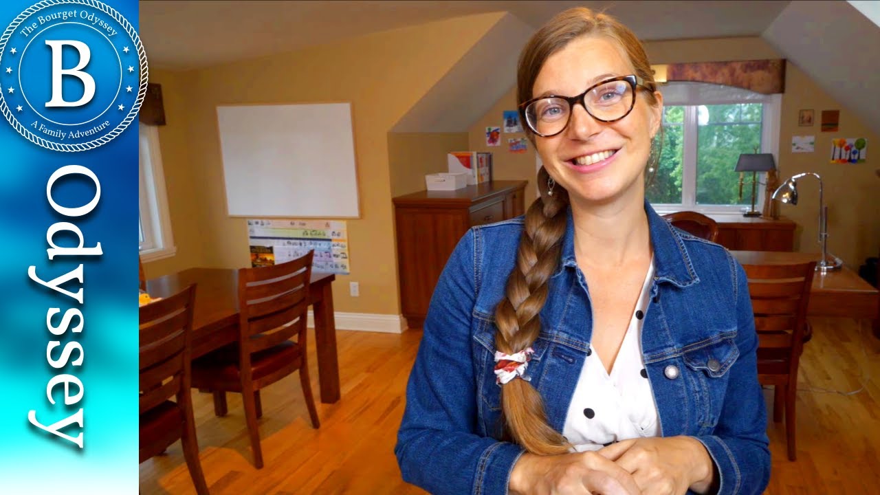 Comment nous faisons l'école à la maison / routine d'une famille nombreuse au Québec