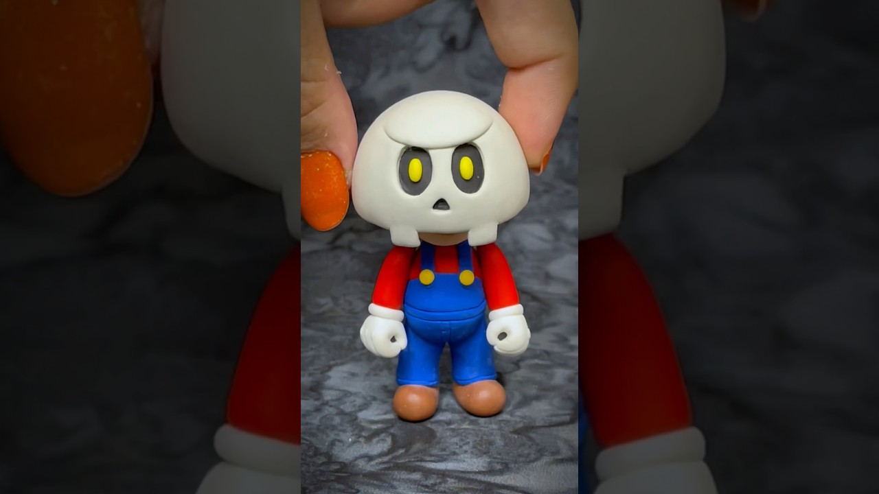 Косточка Гумба из Super Mario Bros. чудо из глины #supermario