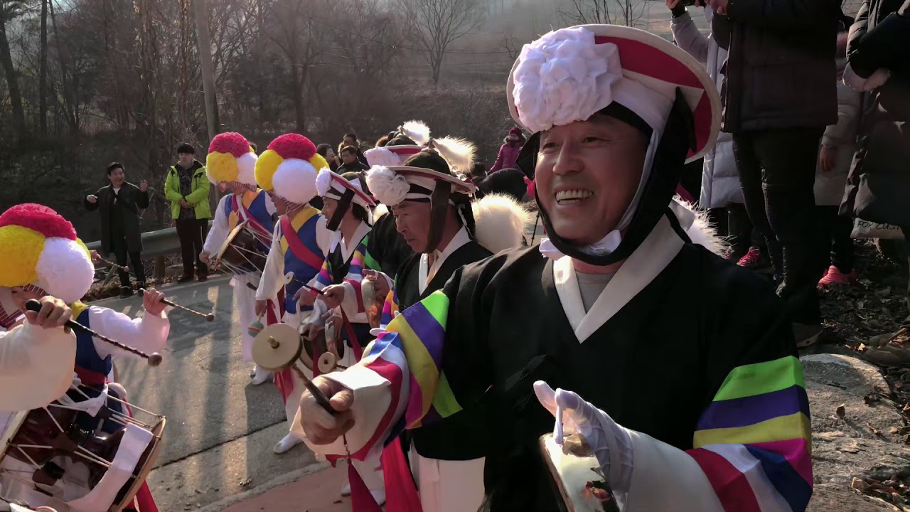필봉농악-제38회 정월대보름 굿/당산제