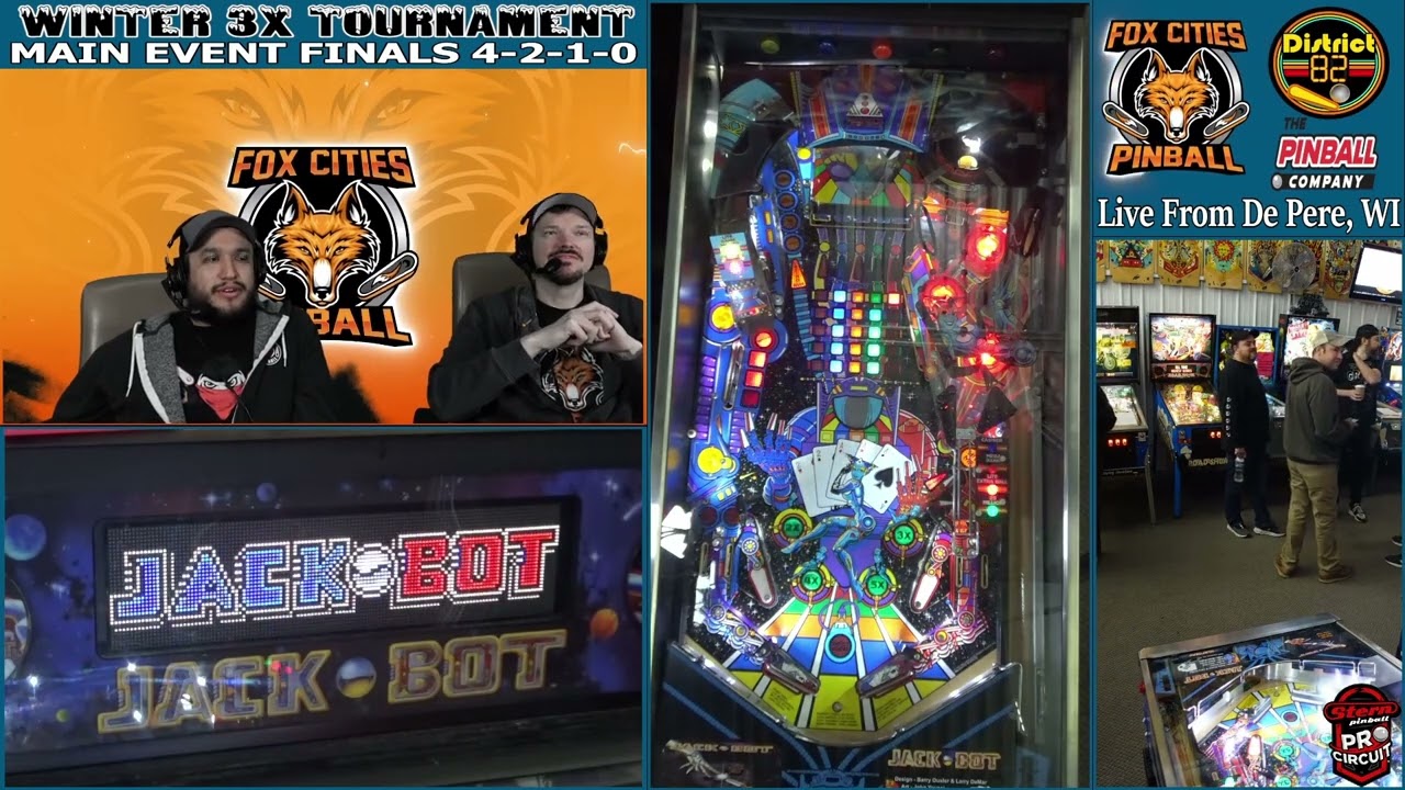 Winter 3x Pinball Tournament Finals 2024 Part 1