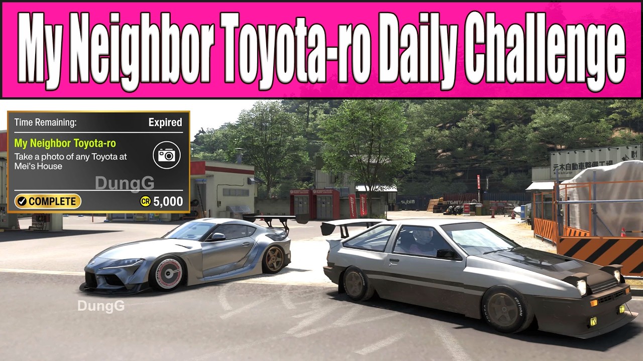 Forza Horizon 6 My Neighbor Toyota-ro Daily Challenge Take a photo of any Toyota at Mei's House