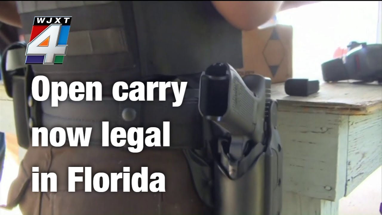 Openly carrying a firearm is now officially legal in Florida, AG says